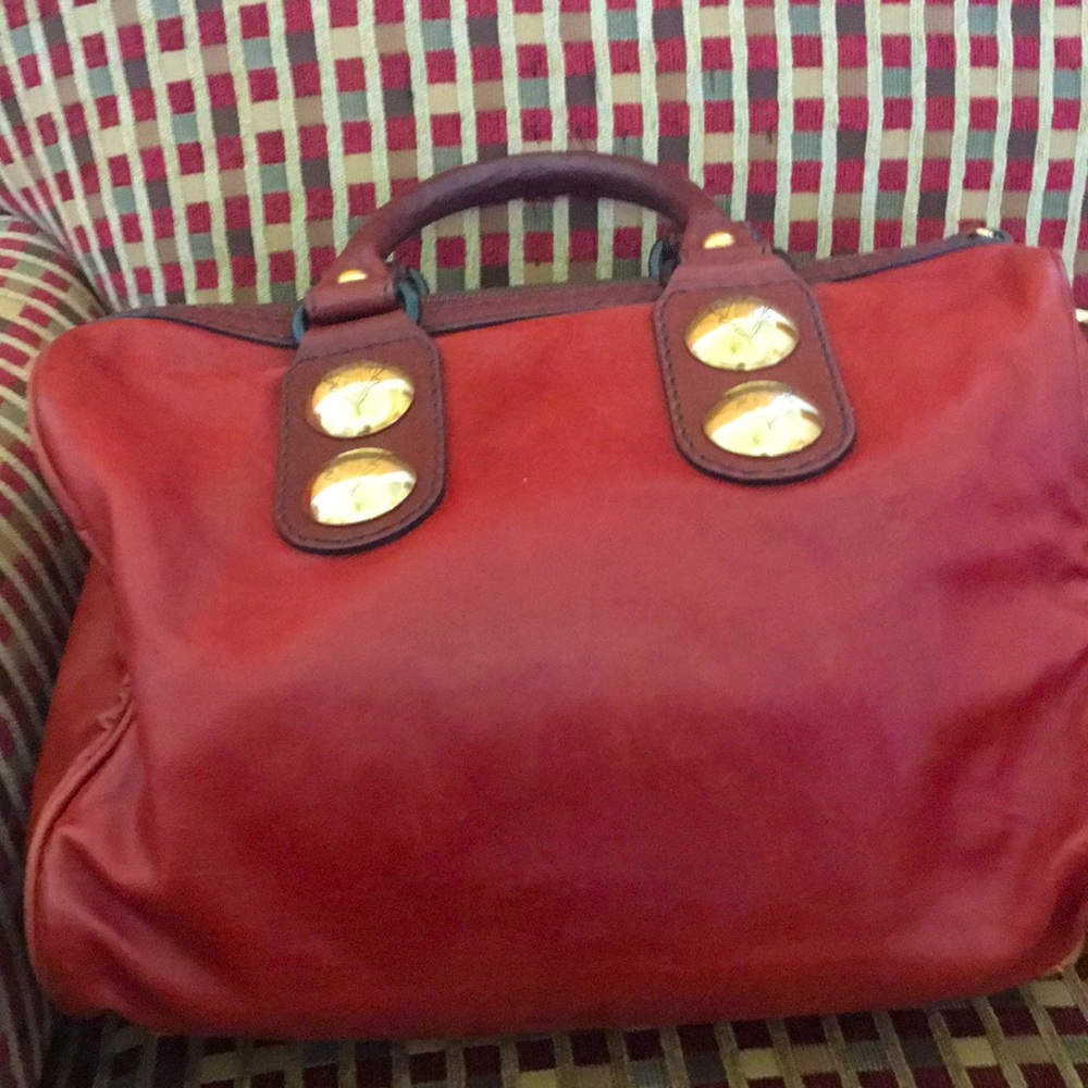Vintage leather Gucci satchel